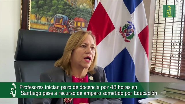 Profesores Inician Paro De Docencia Por 48 Horas En Santiago Pese A Recurso De Amparo Sometido Por Educación