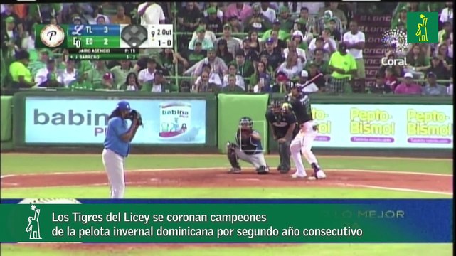Los Tigres del Licey se coronan campeones de la pelota invernal dominicana por segundo año consecutivo