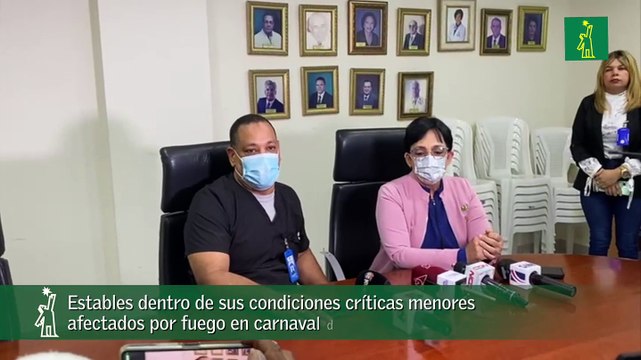 Estables Dentro De Sus Condiciones Críticas Menores Afectados Por Fuego En Carnaval De Salcedo