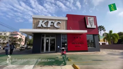 Roban caja fuerte de una sucursal de KFC en Santiago
