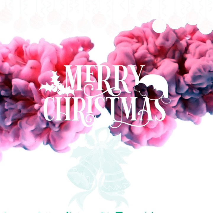 Merry Christmas video effect
