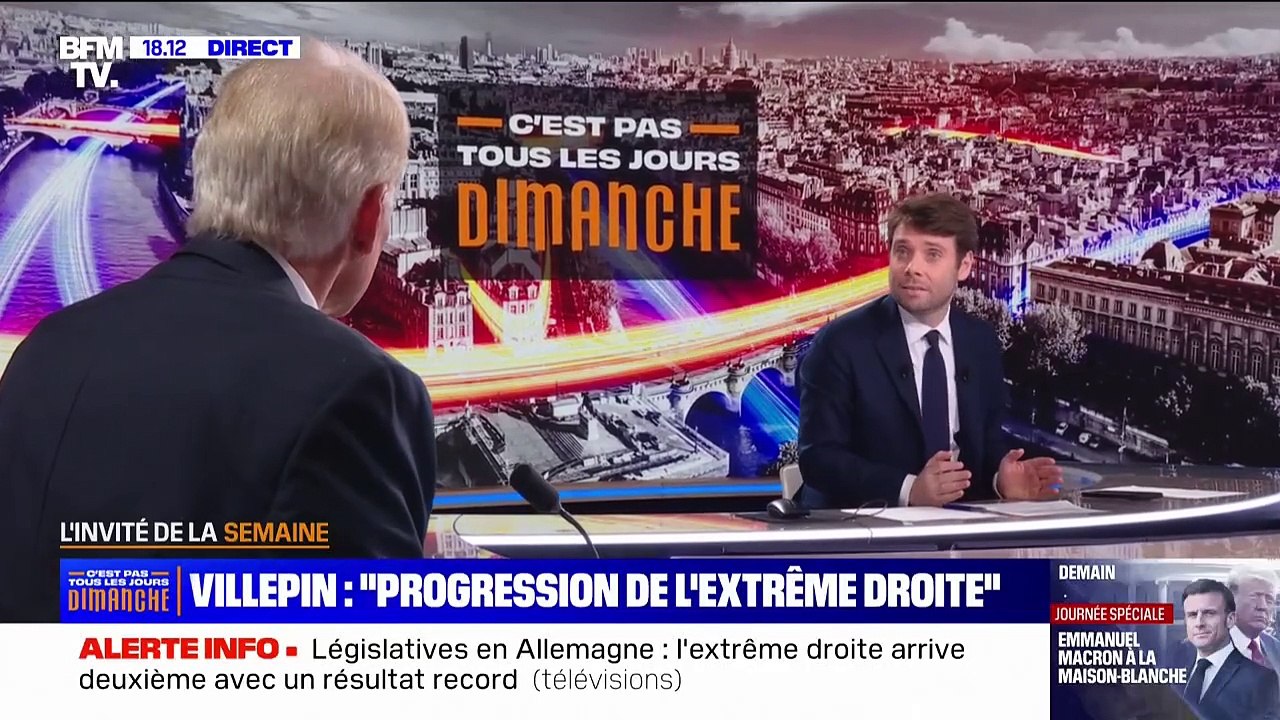 Montée du populisme en Europe: "Cette émergence est confirmée et elle est en pleine ascension", affirme Dominique de Villepin