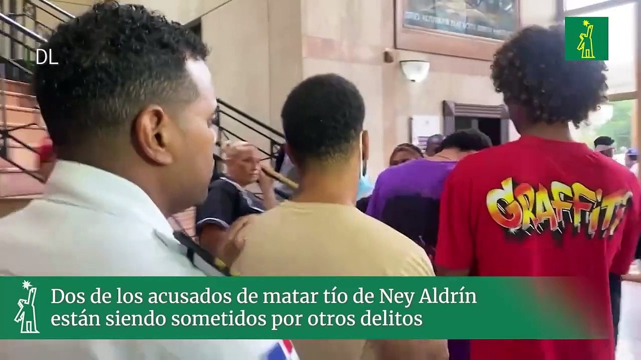 Dos de los acusados de matar tío de Ney Aldrín...
