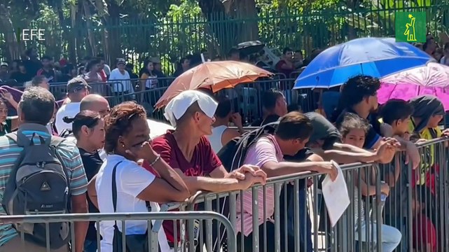 Miles de migrantes cubanos están varados en la frontera sur de México