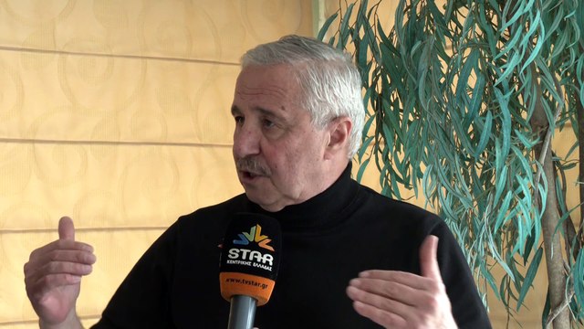 Ο Γιάννης Μανιάτης στην κοπή πίτας της ΝΕ Φθιώτιδας