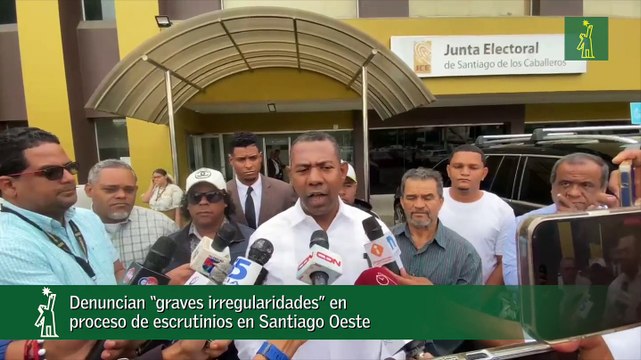 Denuncian “Graves Irregularidades” En Proceso De Escrutinios En Santiago Oeste