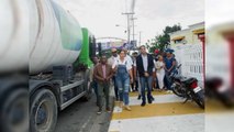 Betty encabeza operativo de limpieza en Santo Domingo Norte
