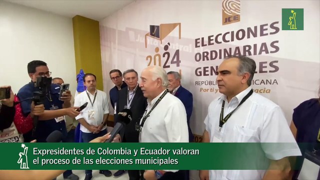 El Expresidente De Colombia Andrés Pastrana, Jefe De La Misión De Observadores Internacionales Del Proceso Eleccionario De Este Domingo