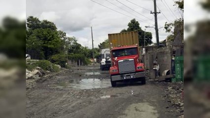 Las lluvias no han impedido el acceso de camiones a Duquesa