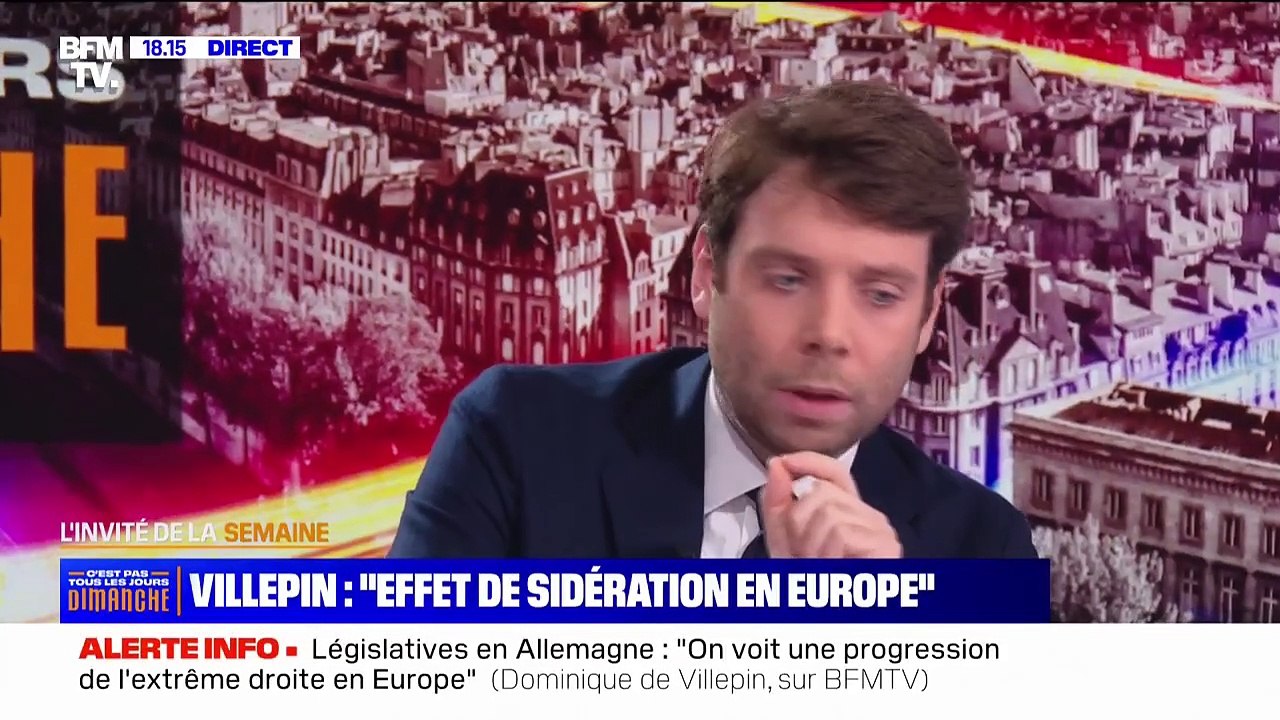 Expulsion des Algériens sous OQTF: "Nous ne pouvons pas ne pas trouver un terrain d'entente avec l'Algérie pour régler ce problème", réagit Dominique de Villepin