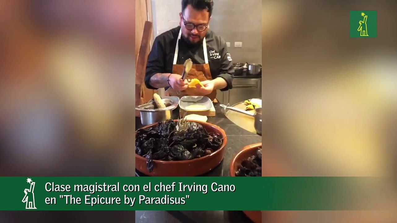Clase magistral con el chef Irving Cano en "The Epicure by Paradisus"