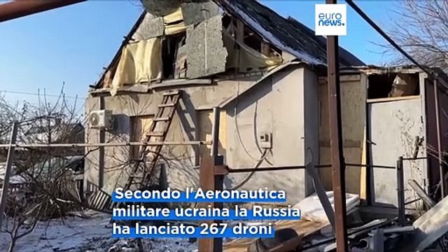 Guerra in Ucraina, Zelensky: la Russia ha lanciato il più massiccio attacco con droni dal 2022