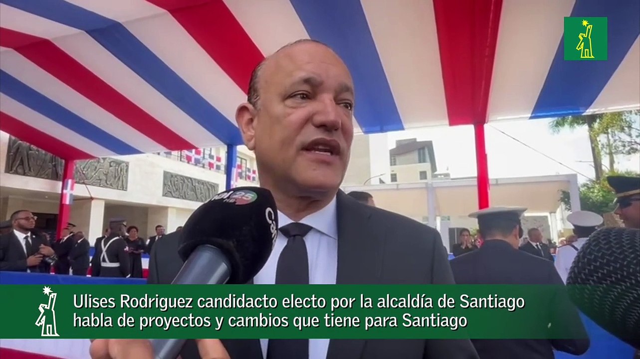 Ulises Rodriguez Candidacto Electo Por La Alcaldía De Santiago Habla De Proyectos Y Cambios Que Tiene Para Santiago.