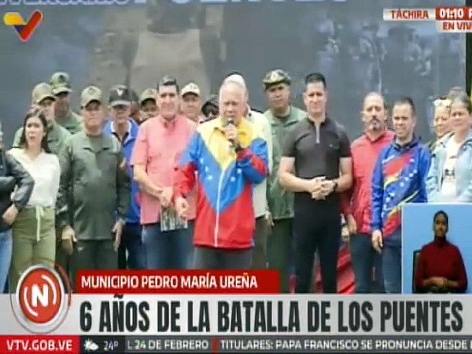 Vpdte. Sectorial Diosdado Cabello: Ahora debemos ir unidos al contraataque este 25 de mayo