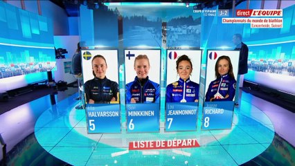 L'avant course de la mass start dames de Lenzerheide - Biathlon - Championnat du monde