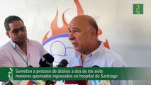 Someten a proceso de diálisis a dos de los siete menores quemados ingresados en hospital de Santiago