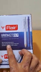 Unboxing and Review of FLAIR creative impact 0.7 mechanical pencil