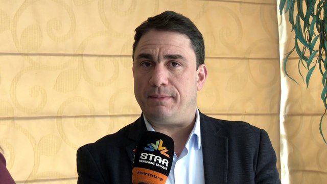 Ο Κώστας Τσουκαλάς στην κοπή πίτας της ΝΕ Φθιώτιδας