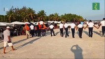 Proceso de cierre de la playa Boca Chica este Jueves Santo por parte de organismos de emergencia y socorro encabezados por el Centro de Operaciones de Emergencias (COE)