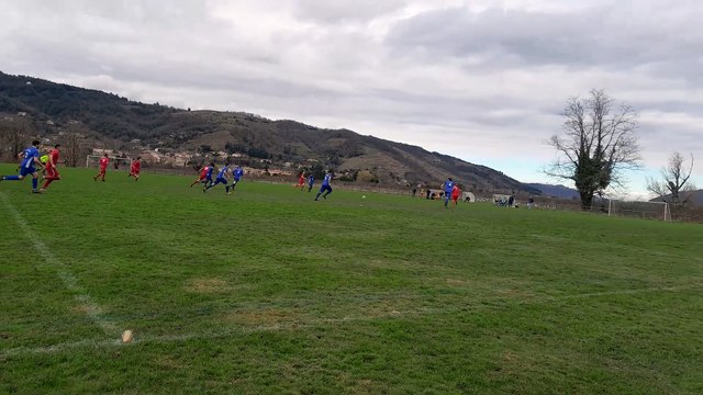 LA VIDÉO DU PENALTY OBTENU PAR HUGO PERISTIL FC MUZOLAIS VS AS DU PIC DIMANCHE 23 FÉVRIER 2025