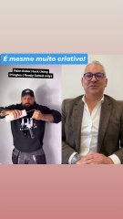 Pintor com solução para usar o rolo com tinta e fechar