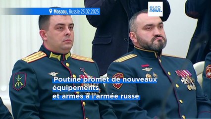 Poutine : les soldats qui se battent en Ukraine défendent "l'avenir de la Russie"