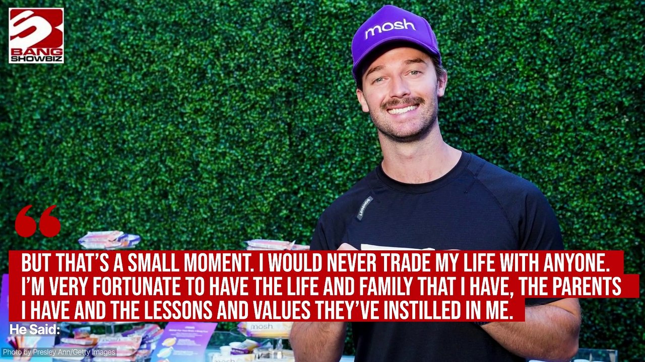 Patrick Schwarzenegger sometimes wishes he had a different last name