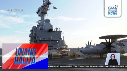 French Carrier Strike Group, nasa Pilipinas bilang bahagi ng Operation Clemenceau 2025 | Unang Balita