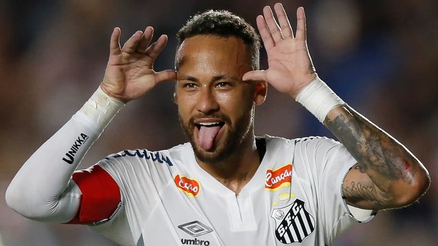 Neymar hace gol olímpico con el Santos de Brasil y así explota la afición
