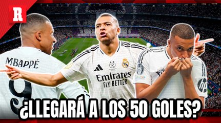 MBAPPÉ BUSCA llegar a los 50 GOLES anotados con el REAL MADRID, en su PRIMERA TEMPORADA