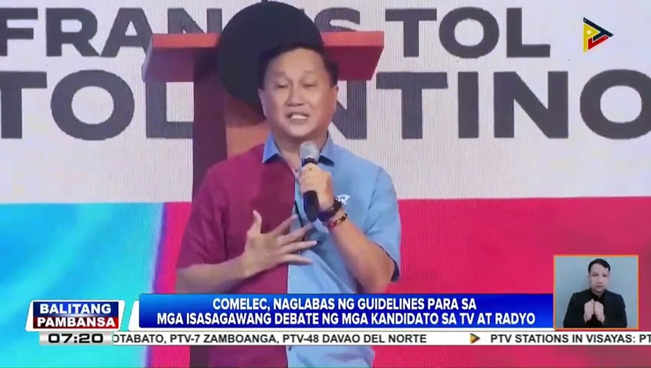 COMELEC, naglabas ng guidelines para sa mga isasagawang debate ng mga kandidato sa TV at radyo