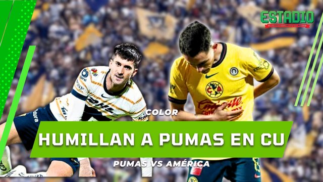 El TRICAMPEÓN SE IMPONE en CU | Color Pumas vs América | Estadio Deportes