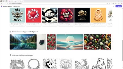 Microsoft Designer Section 1 Accessing Microsoft Designer