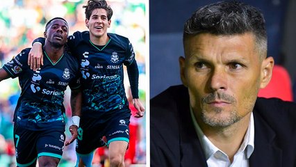 Fernando Ortiz feliz y orgulloso por conseguir la primera victoria frente a Santos Laguna