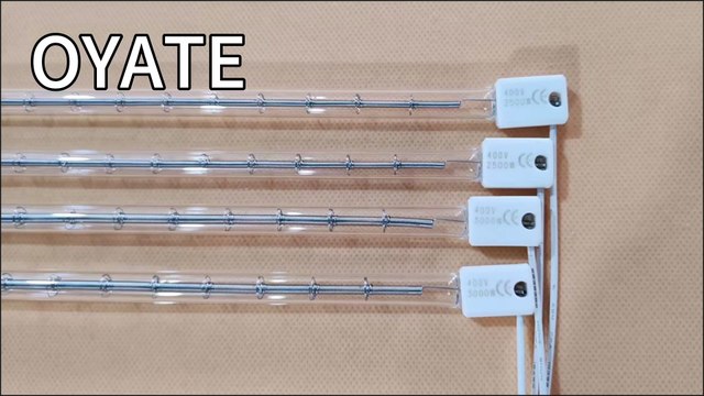 2500w 3000w Short wave SK15 type quartz infrared halogen heat lamps IR tube emitter for PET blowing