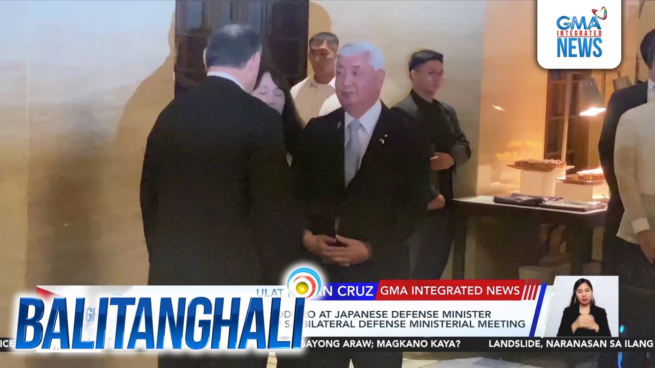 Defense Sec. Gilbert Teodoro at Japanese Defense Minister Nakatani Gen, nag-usap sa Bilateral Defense Ministerial Meeting  | Balitanghali