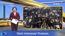 'Dark Indonesia' Protests Against Budget Cuts Return to the Streets