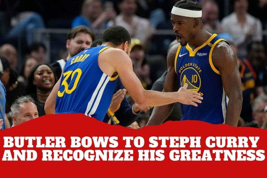 Night night! Jimmy Butler loses his mind and bows to Steph Curry after an insane three-pointer