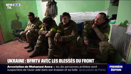 "Il y a un nouveau blessé qui arrive": BFMTV avec les blessés du front en Ukraine