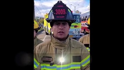 Bomberos Rionegro atendieron choque en la Medellín-Bogotá