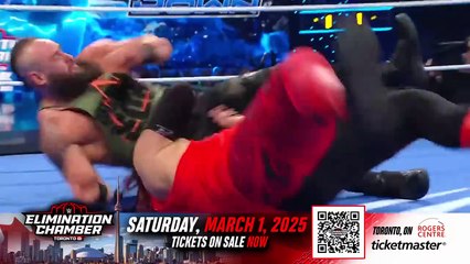 Damian Priest _ Braun Strowman vs. Solo Sikoa _ Jacob Fatu_ SmackDown highlights, Feb. 21, 2025