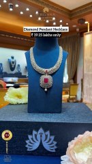 Sparkle in Style with 18K Diamond Necklace & Pendant