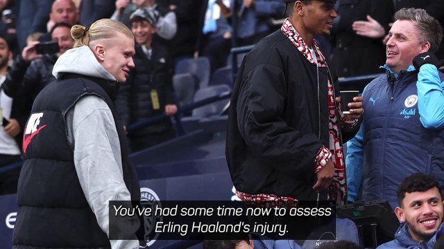 Guardiola hopes Haaland can return for Spurs clash