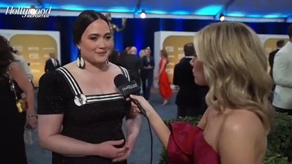 Lily Gladstone on Fashion Sustainability & America as a "DEI Experiment" | SAG Awards 2025