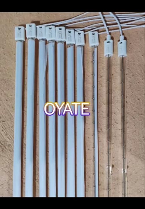 OYATE halogen lamp 2000w 980mm short wave infrared heater IR heat lamps for Plastic Injection Molding Machines