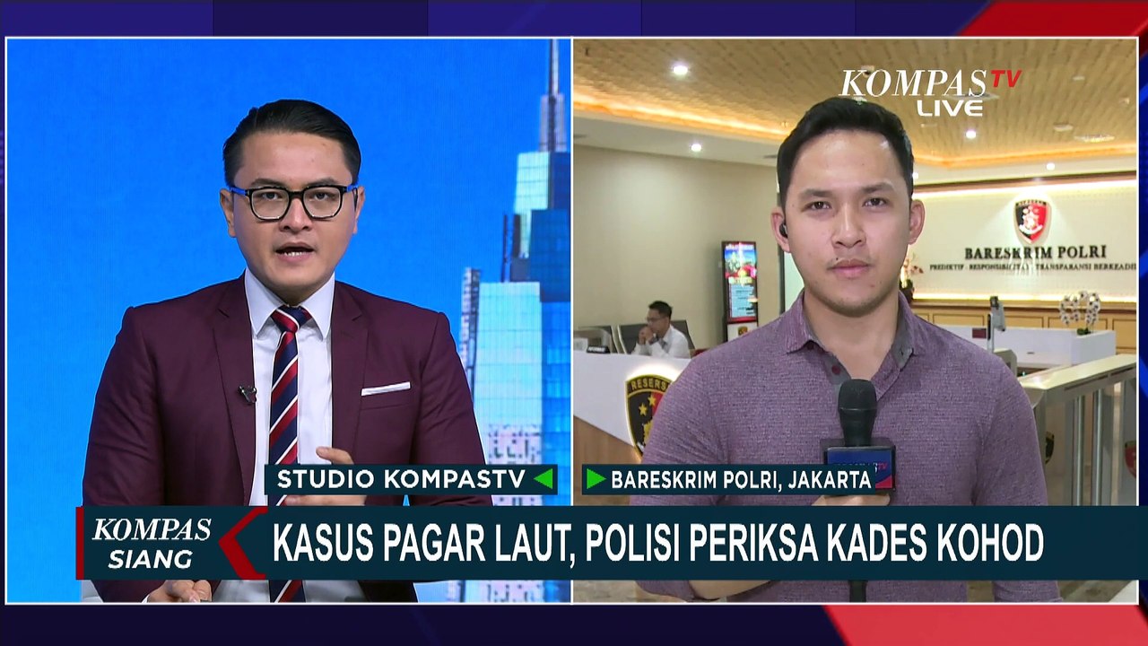 Kasus Sertifikat Palsu Pagar Laut Tangerang, Polisi Periksa Kades Kohod dan 3 Tersangka Lain