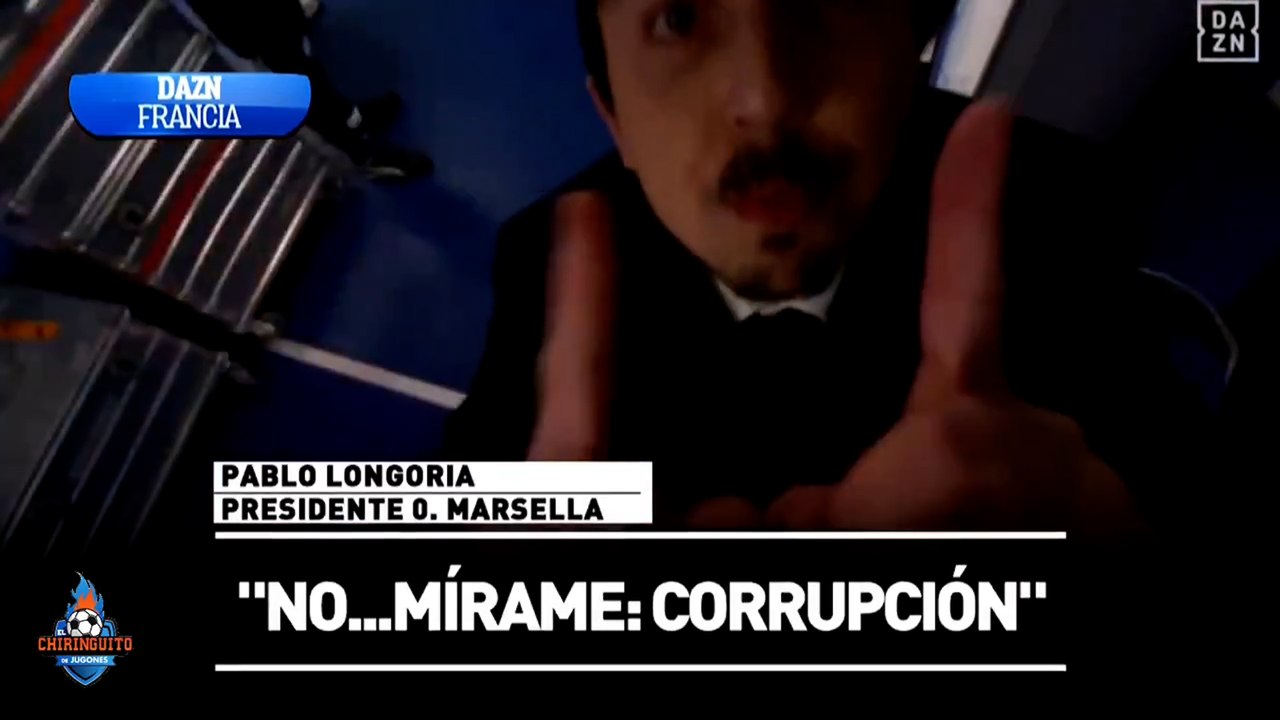 Pablo Longoria, presidente del Olympique de Marsella: "¡Campeonato de mierda, campeonato corrupto!"