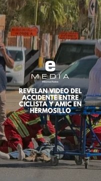 Fiscalía de Sonora revela video del momento del accidente entre ciclista y AMIC
