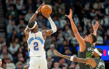 NBA : Shai Gilgeous-Alexander en mode MVP chez les Wolves