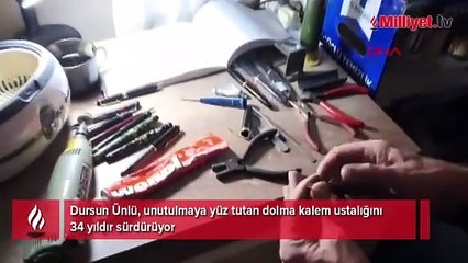 Teknolojiye yenik düşen meslek; dolma kalem ustalığı